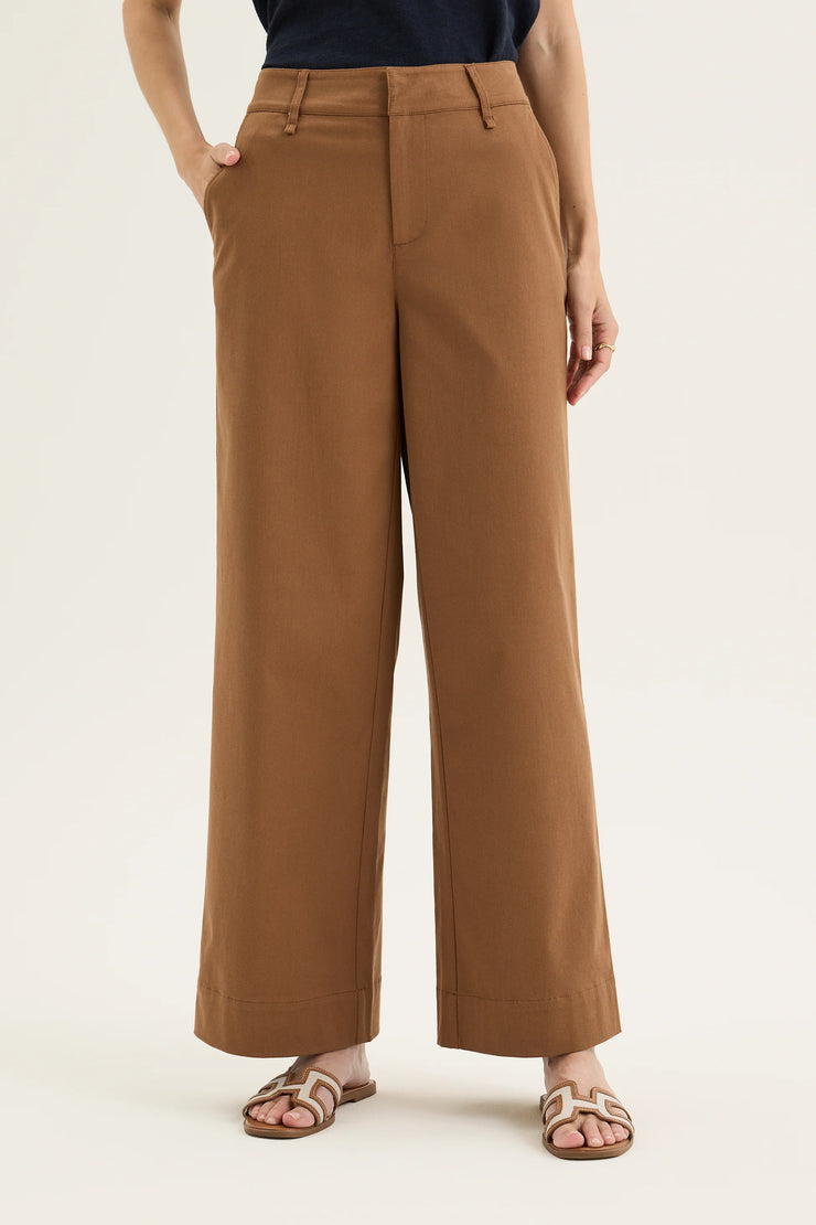 Nova Wide Leg Pants - Nutmeg