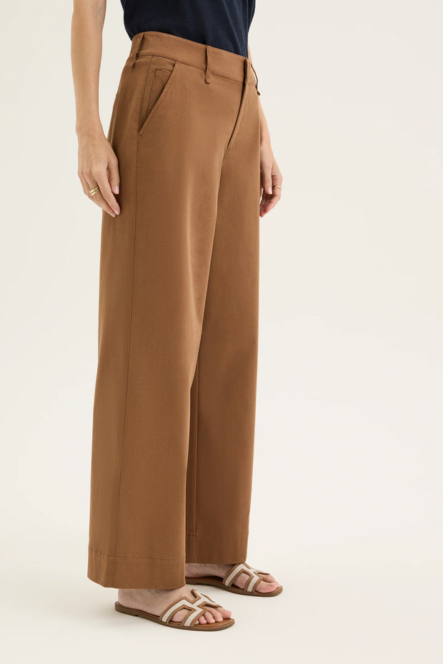 Nova Wide Leg Pants - Nutmeg