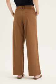 Nova Wide Leg Pants - Nutmeg