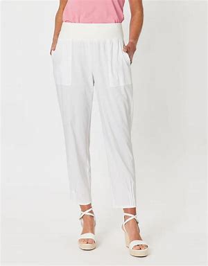 Gordon Smith Sarah Linen Pants - White