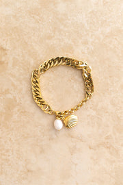 Ocean Shell and Pearl Charm
