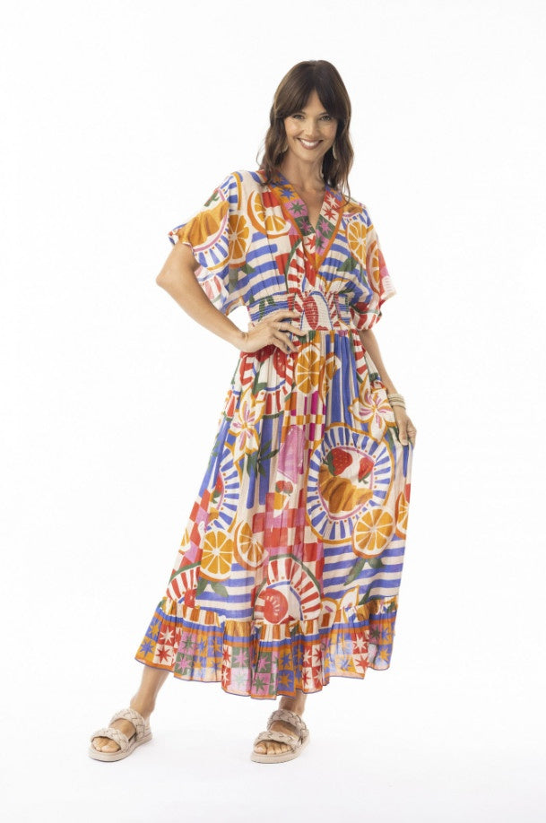 Orientique-Marcella-Dress-Shirred-Waist