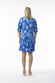 Comodoro Btn thru Dress - Blue
