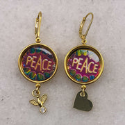 Peace & Love Earrings