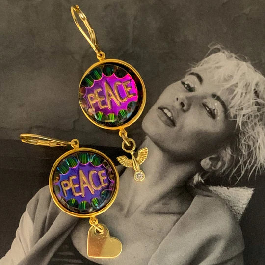 Peace & Love Earrings