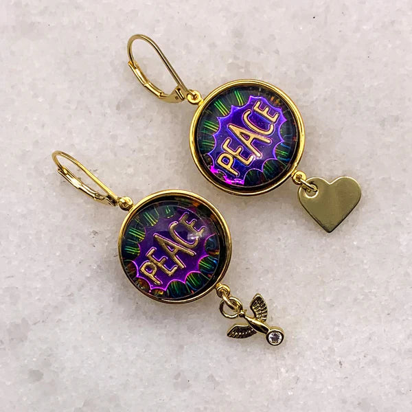 Peace & Love Earrings