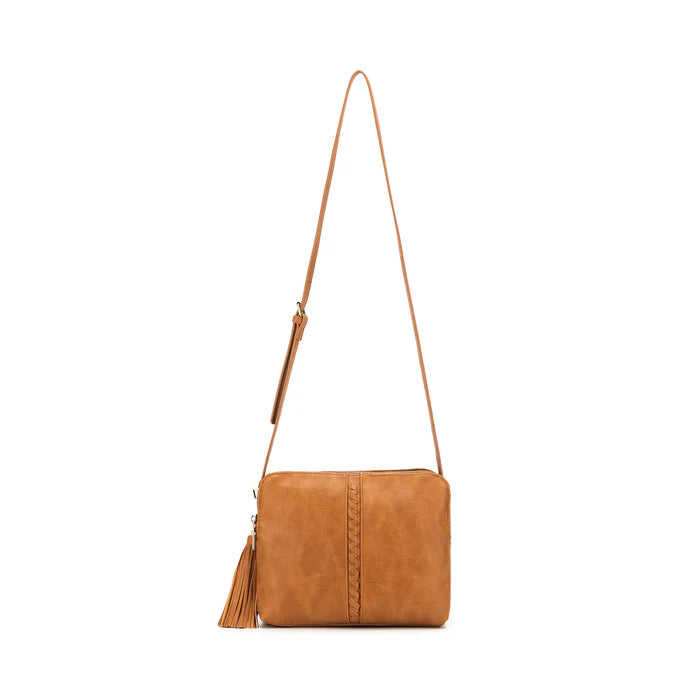 Pia Cross Body Bag - Tan