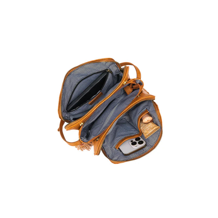 Pia Cross Body Bag - Tan