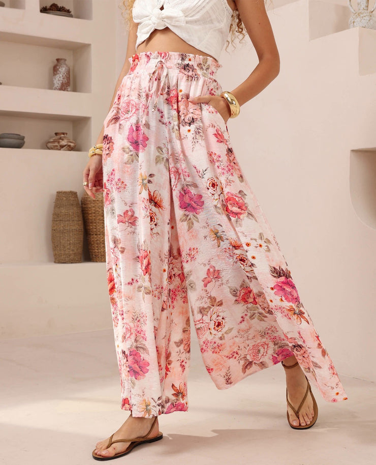 Iris Pants - Pink Print