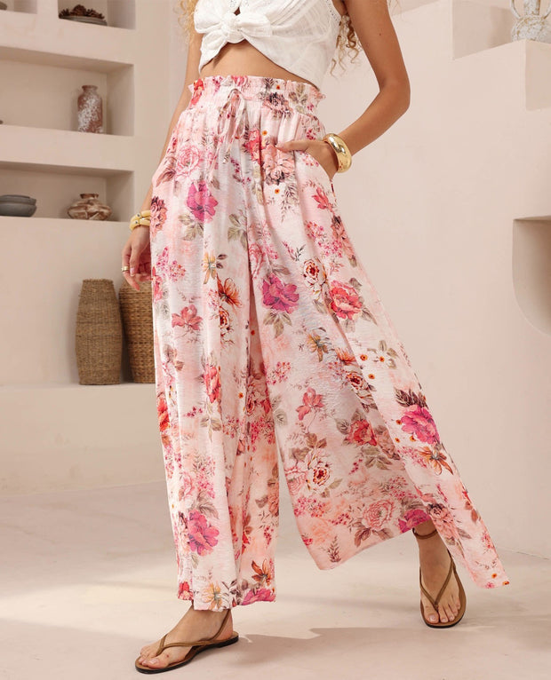 Iris Pants - Pink Print