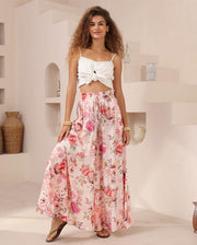 Iris Pants - Pink Print