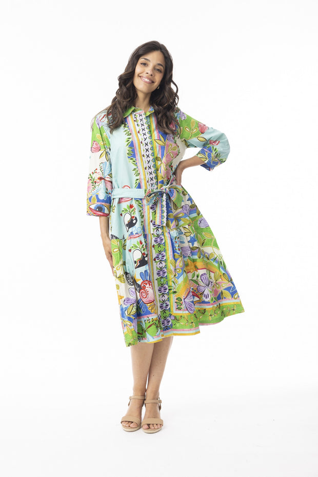 Orientique Sante Fe Collar Dress 