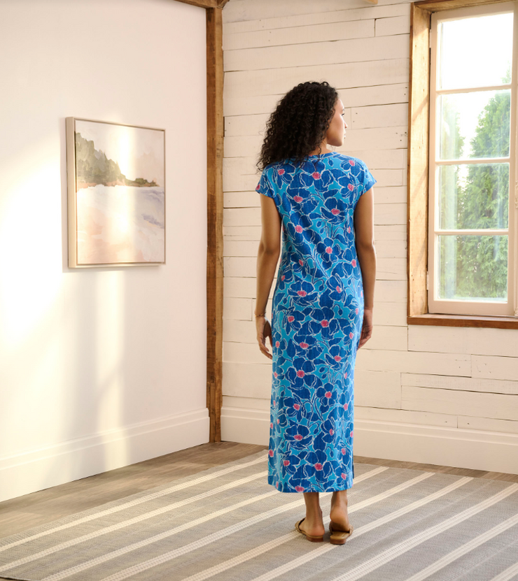 Hatley Blake Maxi Dress Textured Poppies