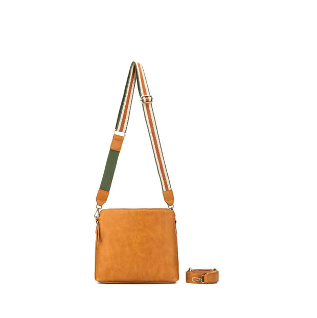 Black Cavier Paige Tan X/Body Bag