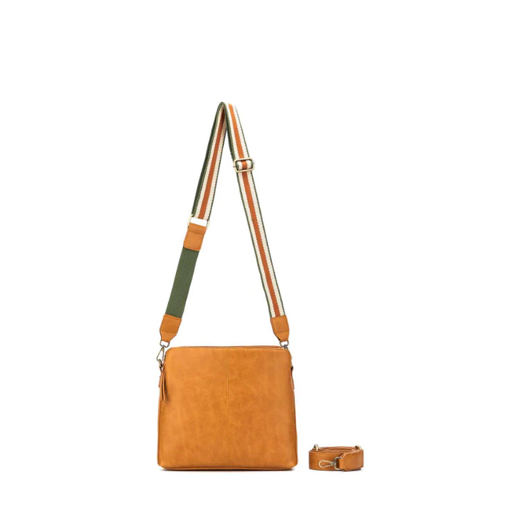 Black Cavier Paige Tan X/Body Bag