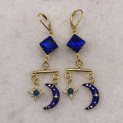 Ghost and Lola Stars and Moon Earrings