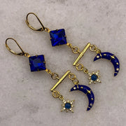 Ghost and Lola Stars and Moon Earrings