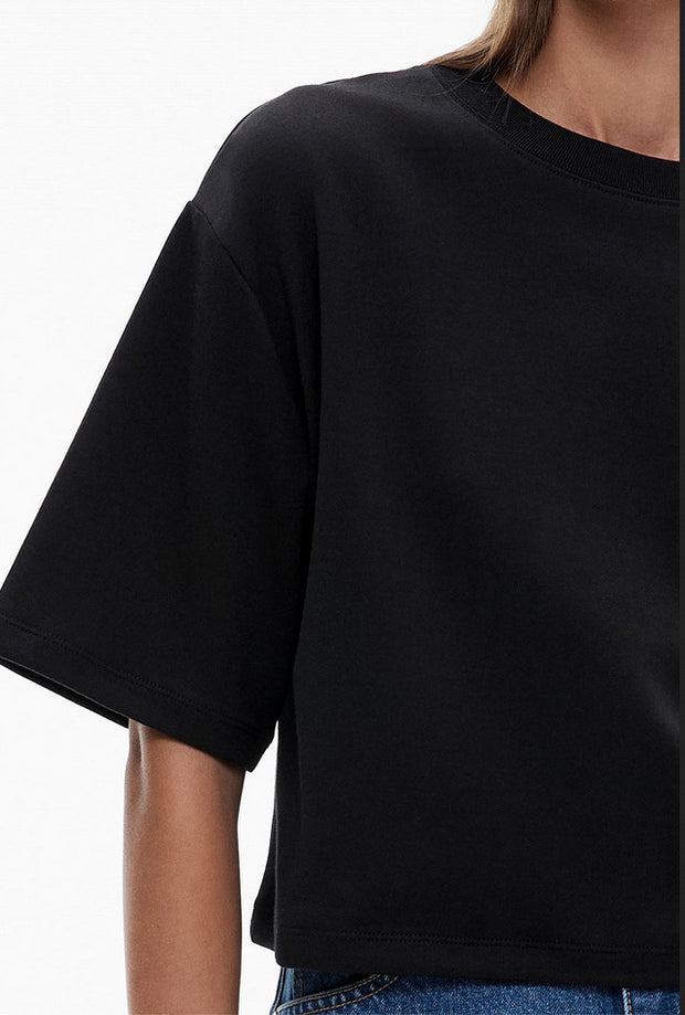 Witchery-Boxy-Crop-Tee-Black