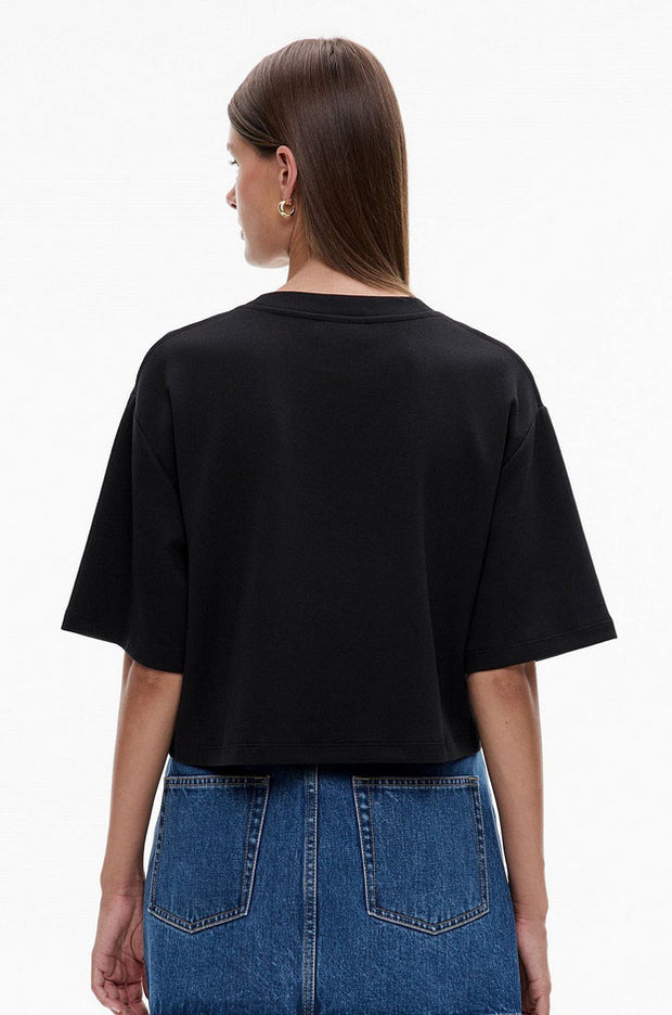 Witchery-Boxy-Crop-Tee-Black