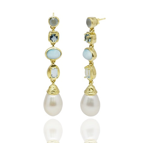 Blue Earring 4290