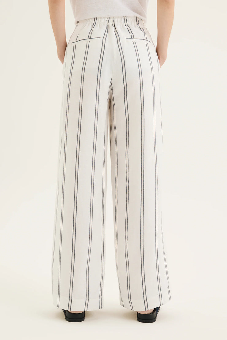 Fugitive Pants - Ecru/Navy