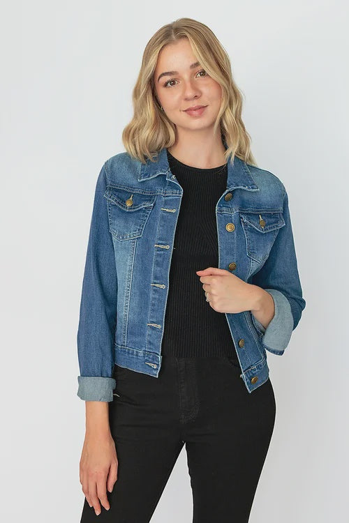 Country Denim Cropped Jacket