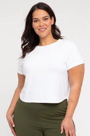 Bamboo-Body-Shorter-Tee-White