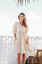 Joop & Gypsy Broderie Anglaise Dress - Latte