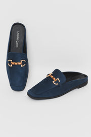 Laguna Quays Mab Navy Buckle Mule