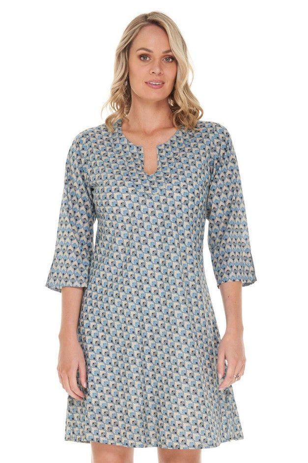 Rasaleela-Yoshi-Kurta-Owl-Print-Dress