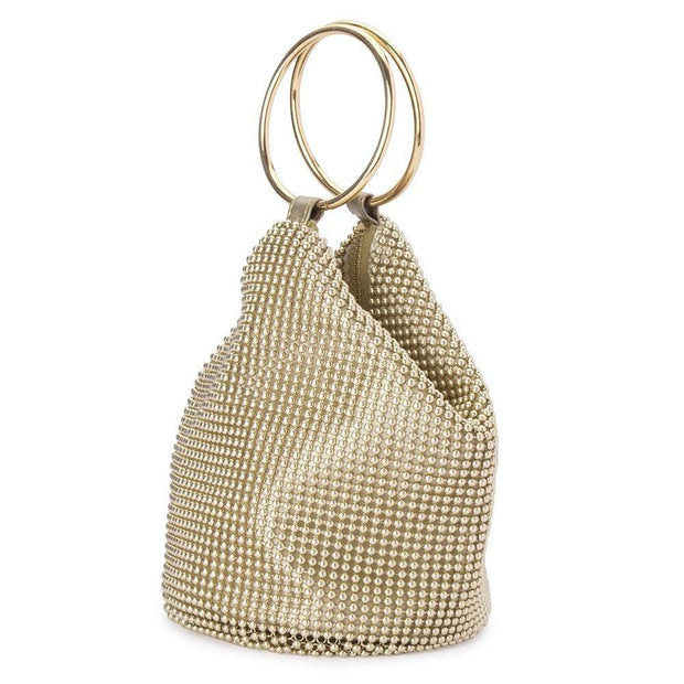 Bianca Ball Mesh Bag - Gold