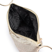 Olga Berg Shar Mesh Convertible Bag - Gold