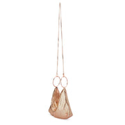 Olga Berg Shar Mesh Convertible Bag -  Rose Gold