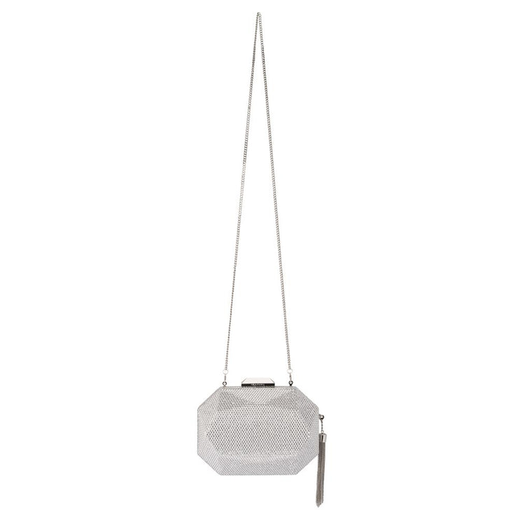 Olga Berg Tilly Tassel Clutch Bag