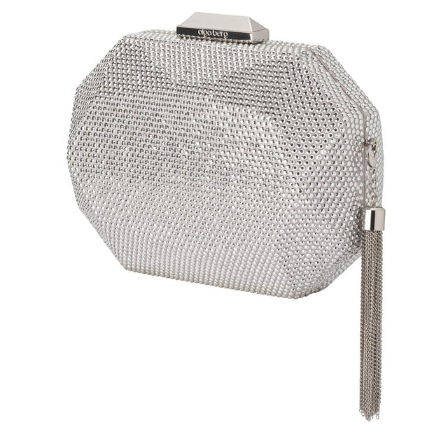 Olga Berg Tilly Tassel Clutch Bag